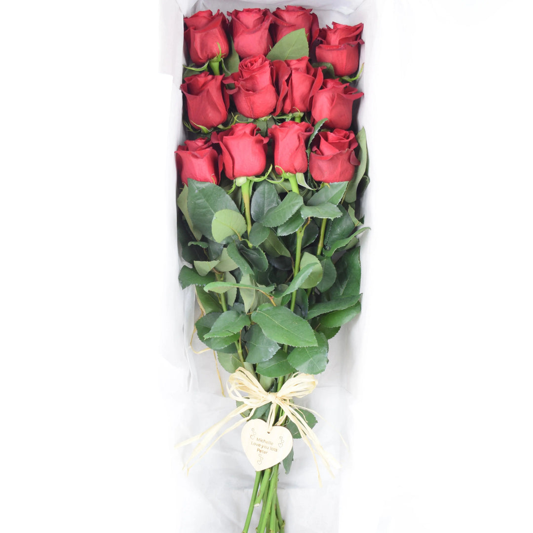 Premium Valentine’s Day Dozen Red Freedom Roses