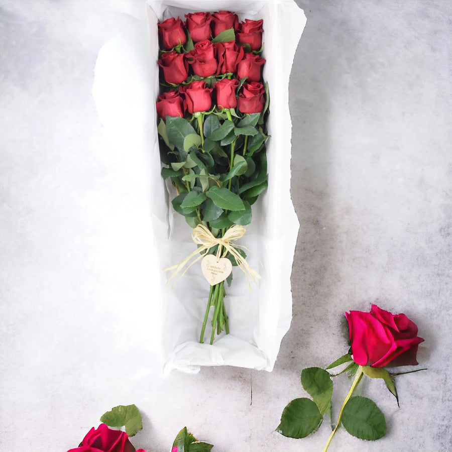 Premium Valentine’s Day Dozen Red Freedom Roses