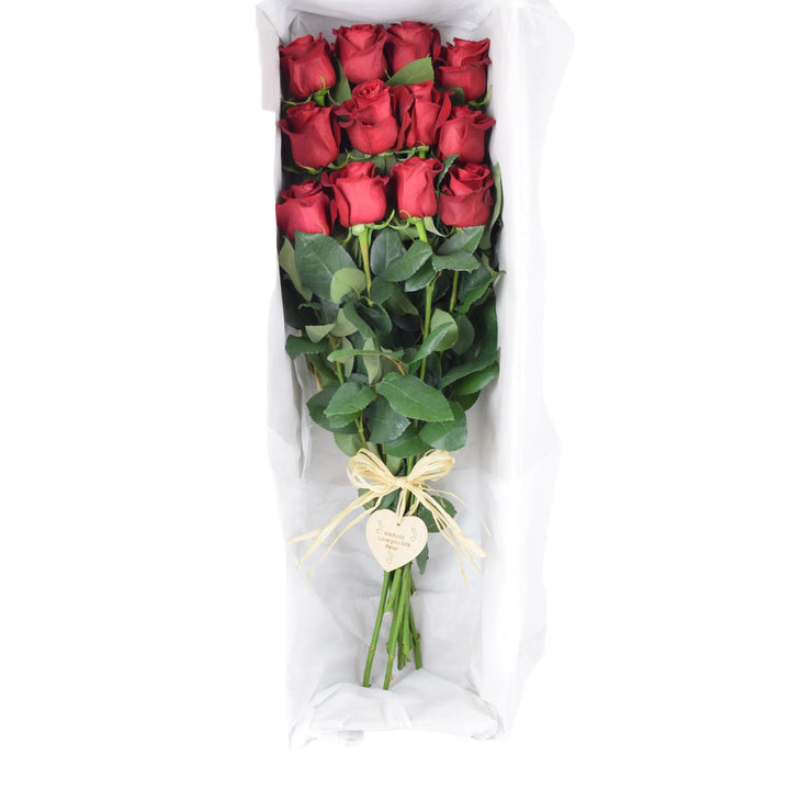 Premium Valentine’s Day Dozen Red Freedom Roses