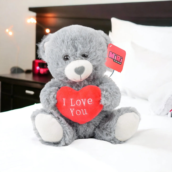 Teddy Bear I Love You Grey 25cm Plants By Post